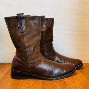 To Boot New York Adam Derrick Mens Brown Leather Boots, 10.